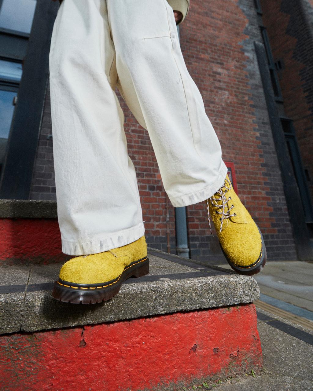 Dámské Šněrovací Boty Dr Martens 939 Ben Suede Padded Collar Žluté | 94317125