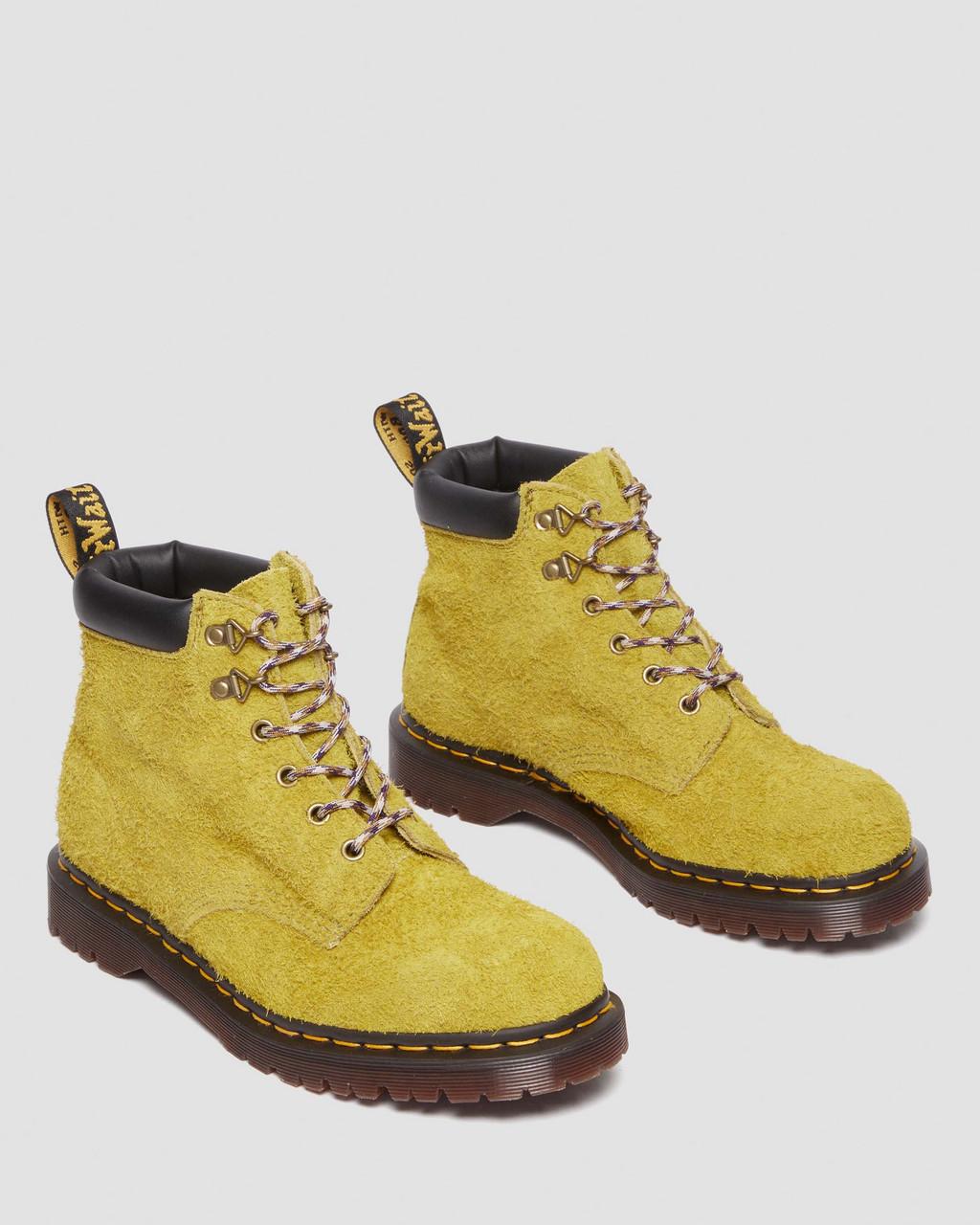 Dámské Šněrovací Boty Dr Martens 939 Ben Suede Padded Collar Žluté | 94317125
