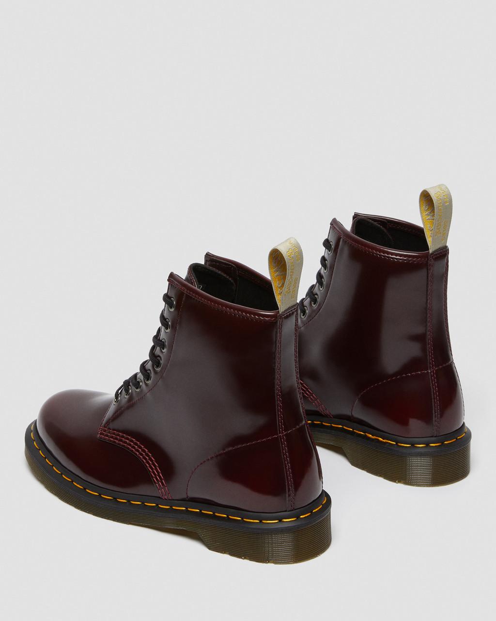 Dámské Šněrovací Boty Dr Martens Vegan 1460 Červené | 60106164