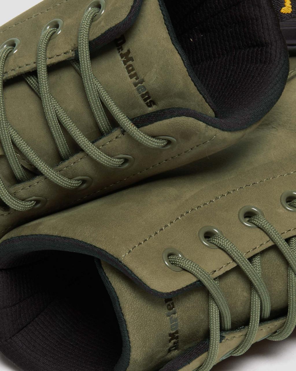 Pánské Boty Dr Martens Crewson Nubuck Leather Everyday Olivy Zelené | 37434109