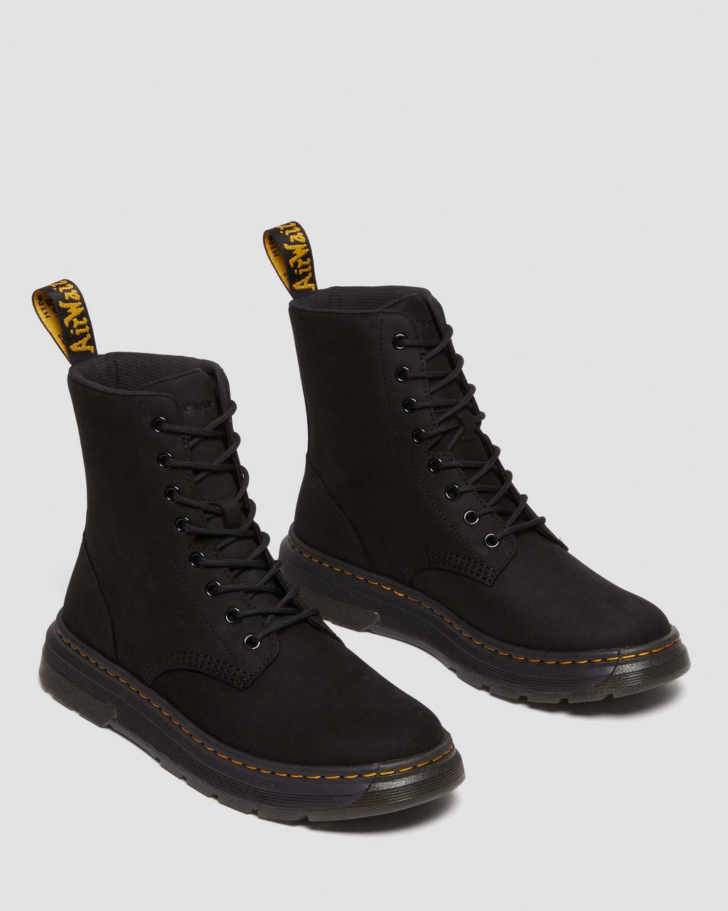 Pánské Boty Dr Martens Crewson Nubuck Leather Everyday Černé | 56526474