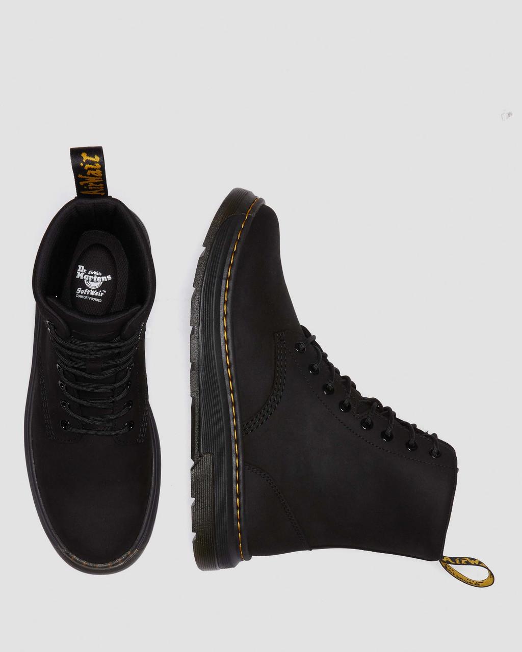 Pánské Boty Dr Martens Crewson Nubuck Leather Everyday Černé | 56526474