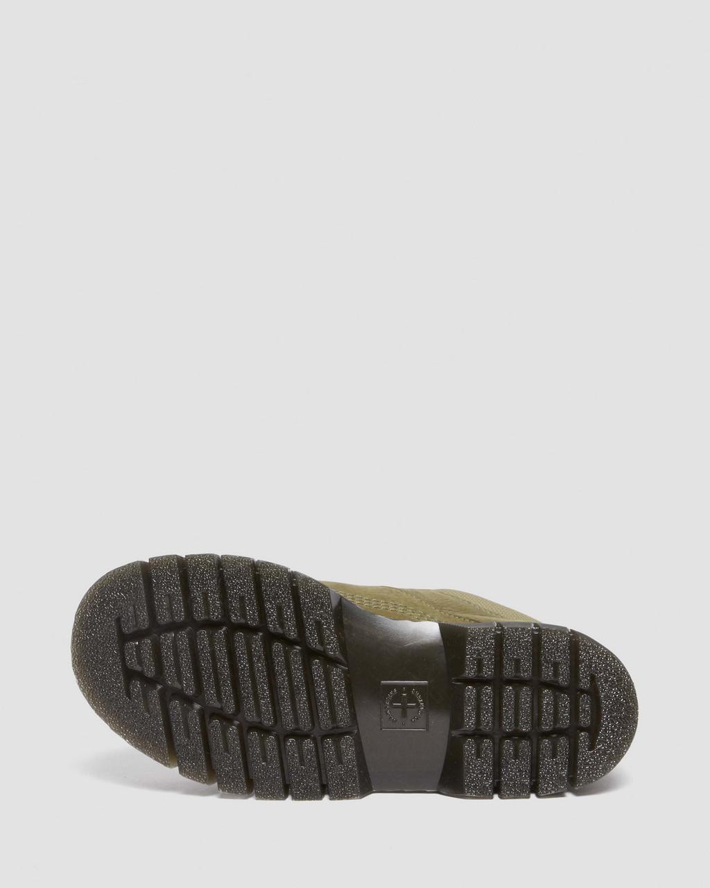 Pánské Boty Dr Martens Woodard Tumbled Nubuck Leather Low Casual Olivy Zelené | 21294006