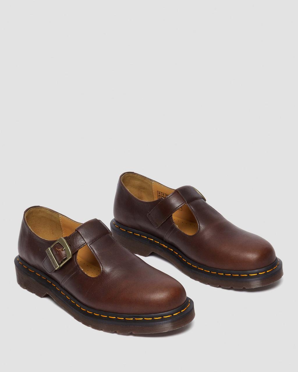Pánské Boty Mary Jane Dr Martens T-Bar Regency Leather Vínové | 32589068