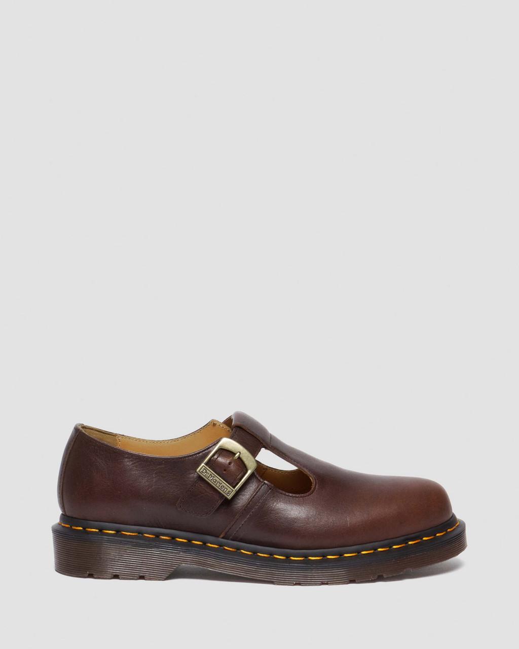 Pánské Boty Mary Jane Dr Martens T-Bar Regency Leather Vínové | 32589068