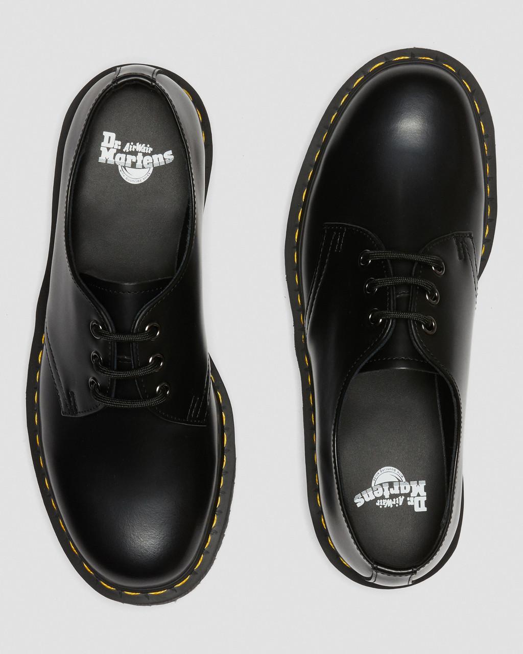 Pánské Boty Na Platformy Dr Martens 1461 Smooth Leather Černé | 97818429