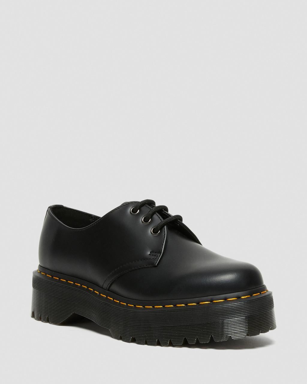 Pánské Boty Na Platformy Dr Martens 1461 Smooth Leather Černé | 97818429