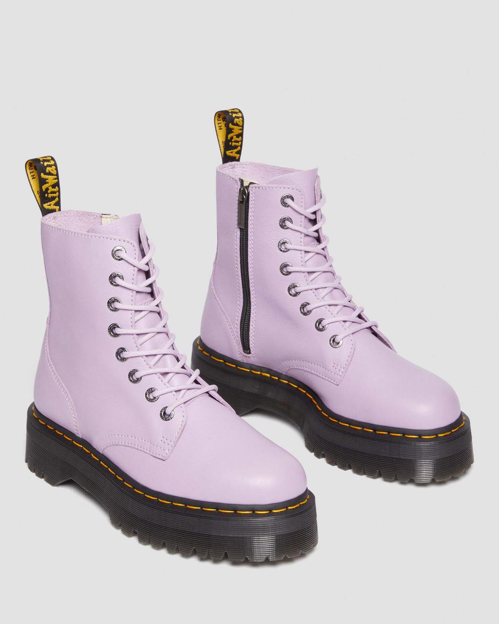 Pánské Boty na Platformy Dr Martens Jadon III Pisa Leather Fialové | 27460186