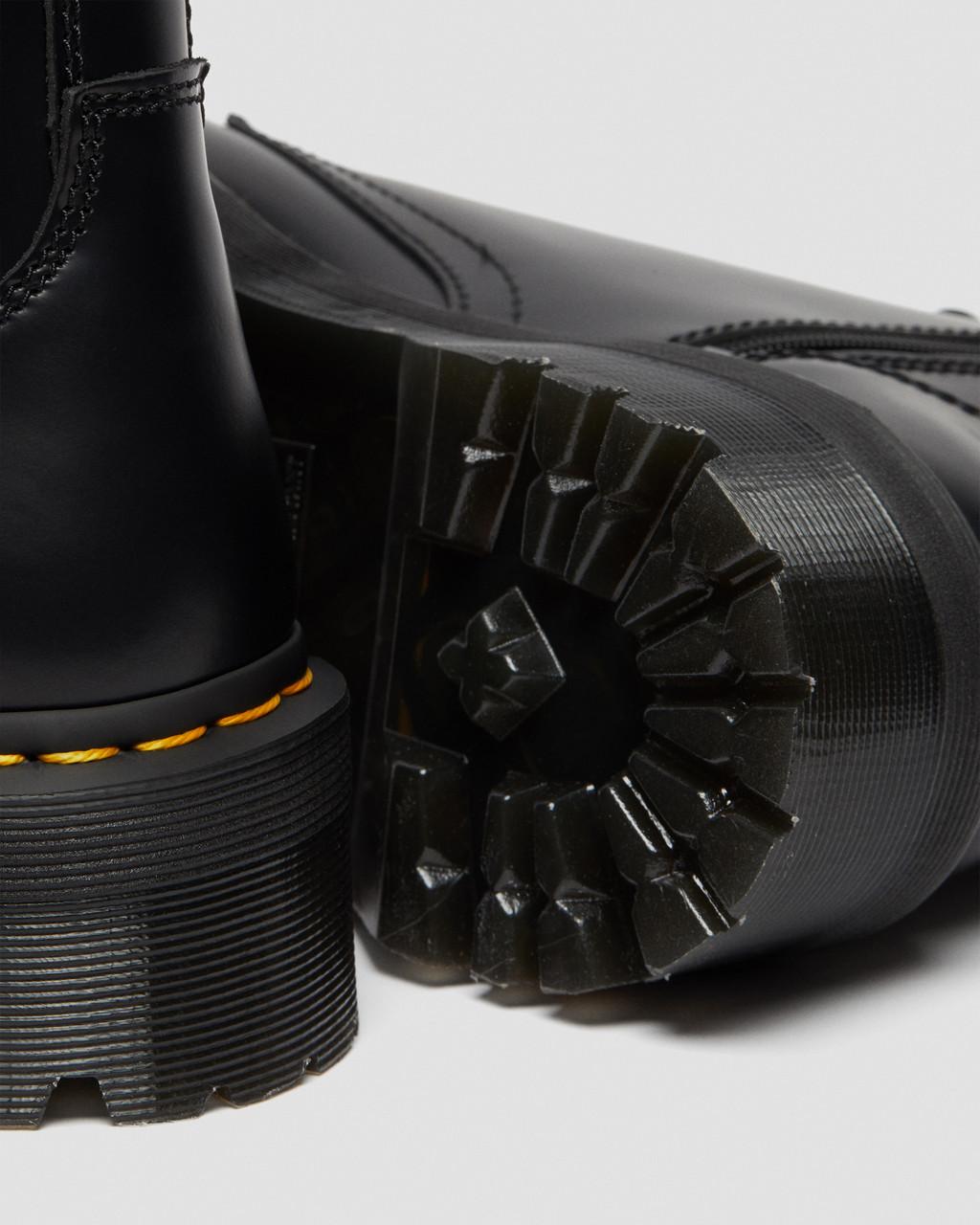 Pánské Boty na Platformy Dr Martens Jadon Smooth Leather Černé | 52952774