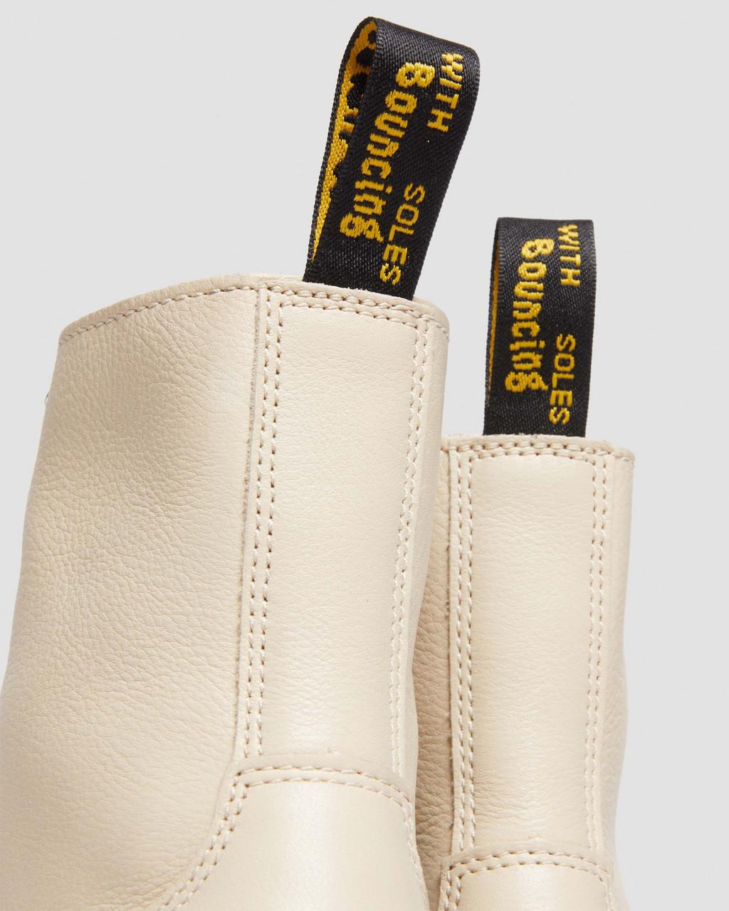 Pánské Boty na Platformy Dr Martens Jadon III Pisa Leather Béžový | 36275377