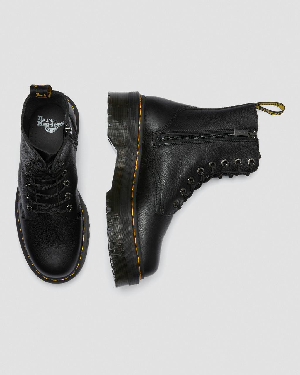 Pánské Boty na Platformy Dr Martens Jadon III Pisa Leather Černé | 50634271