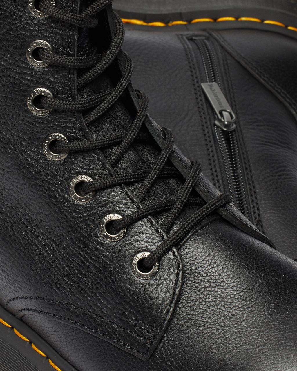 Pánské Boty na Platformy Dr Martens Jadon III Pisa Leather Černé | 50634271