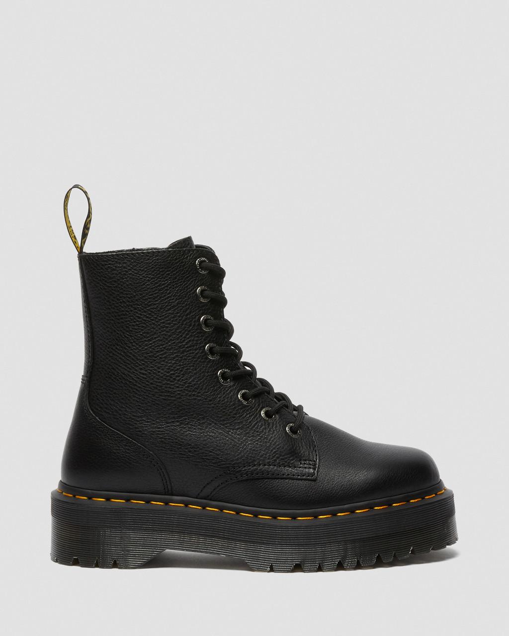 Pánské Boty na Platformy Dr Martens Jadon III Pisa Leather Černé | 50634271