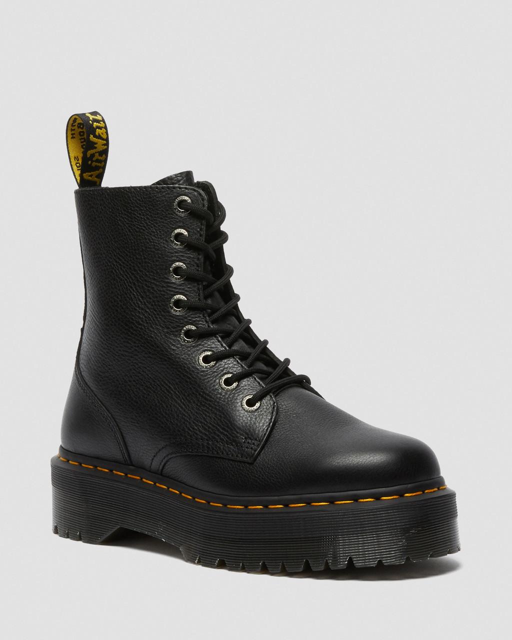 Pánské Boty na Platformy Dr Martens Jadon III Pisa Leather Černé | 50634271