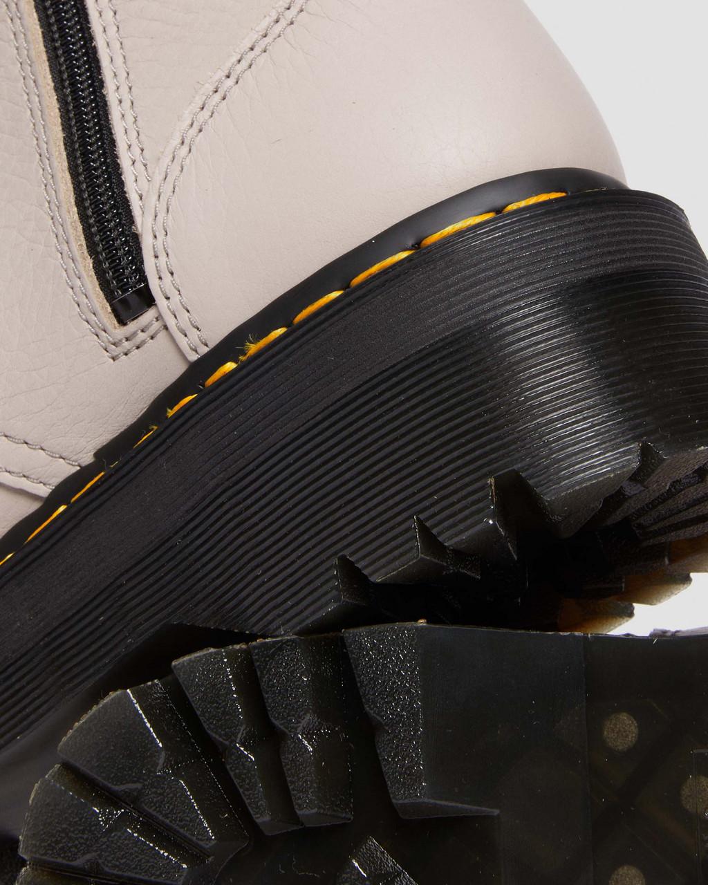 Pánské Boty na Platformy Dr Martens Jadon III Pisa Leather Béžový | 13867253