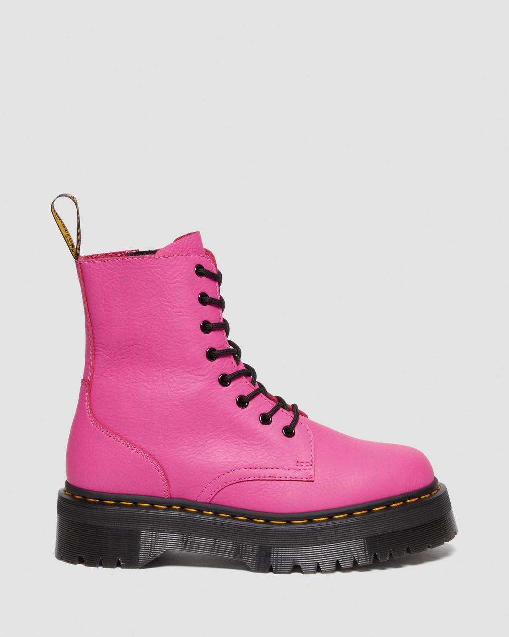 Pánské Boty na Platformy Dr Martens Jadon III Pisa Leather Růžové | 43347923