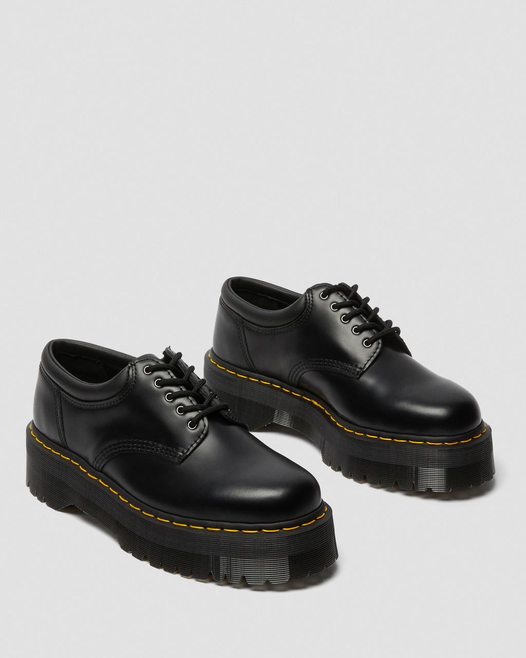 Pánské Casual Boty Dr Martens 8053 Leather Platform Černé | 36031945