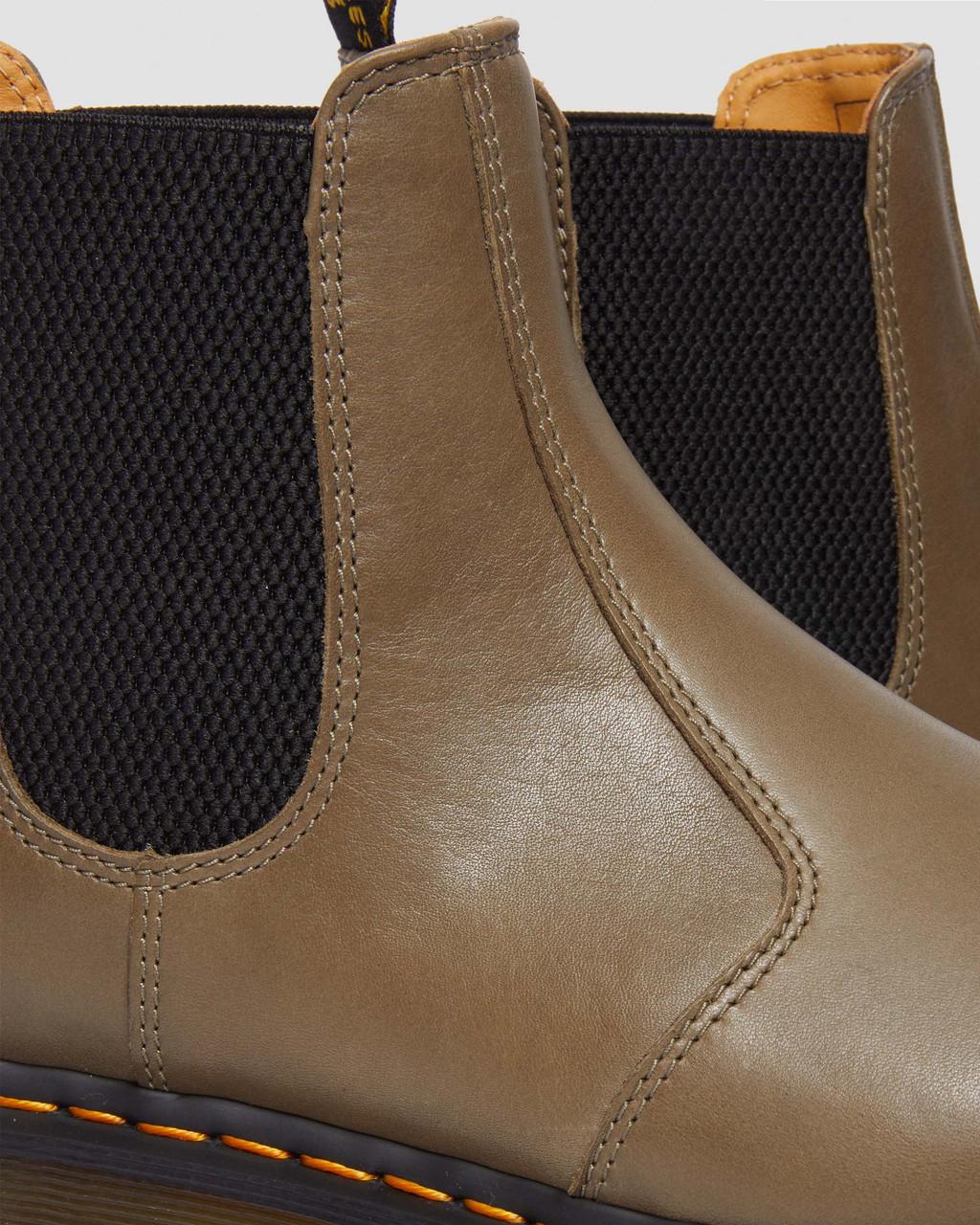 Pánské Chelsea Boty Dr Martens 2976 Carrara Leather Hnědé | 78259147