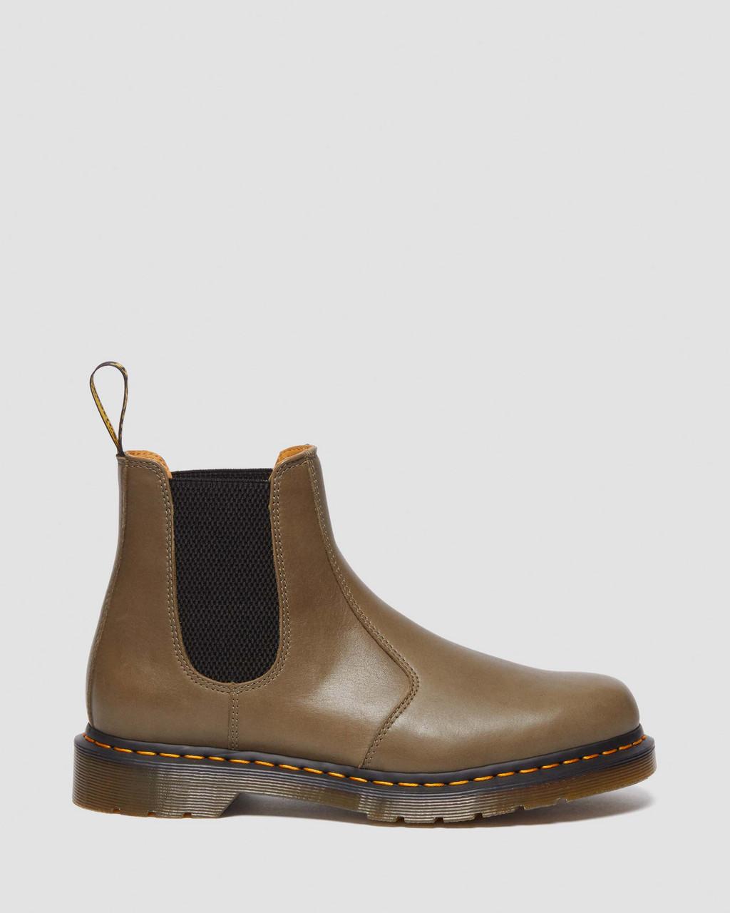 Pánské Chelsea Boty Dr Martens 2976 Carrara Leather Hnědé | 78259147