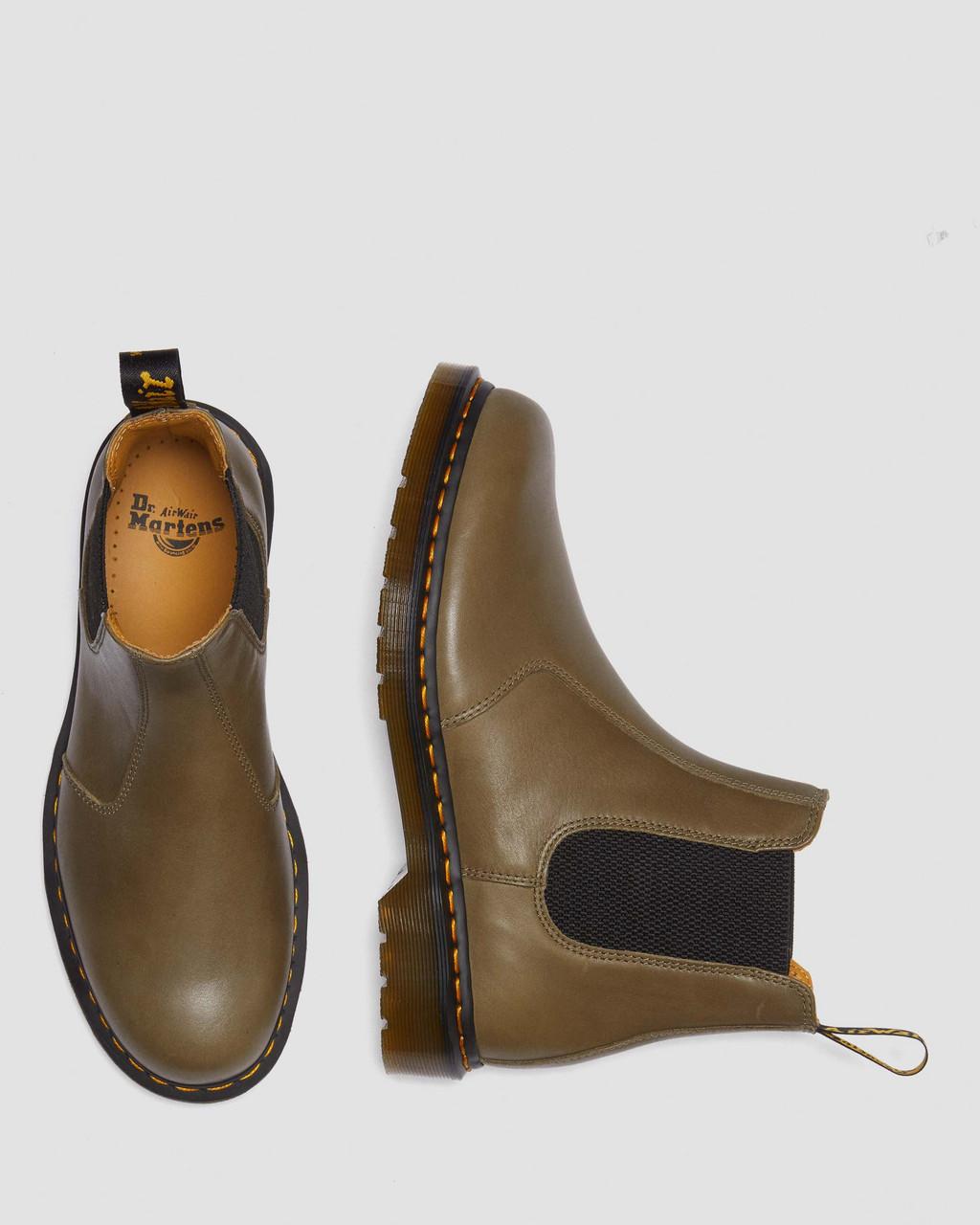 Pánské Chelsea Boty Dr Martens 2976 Carrara Leather Hnědé | 78259147