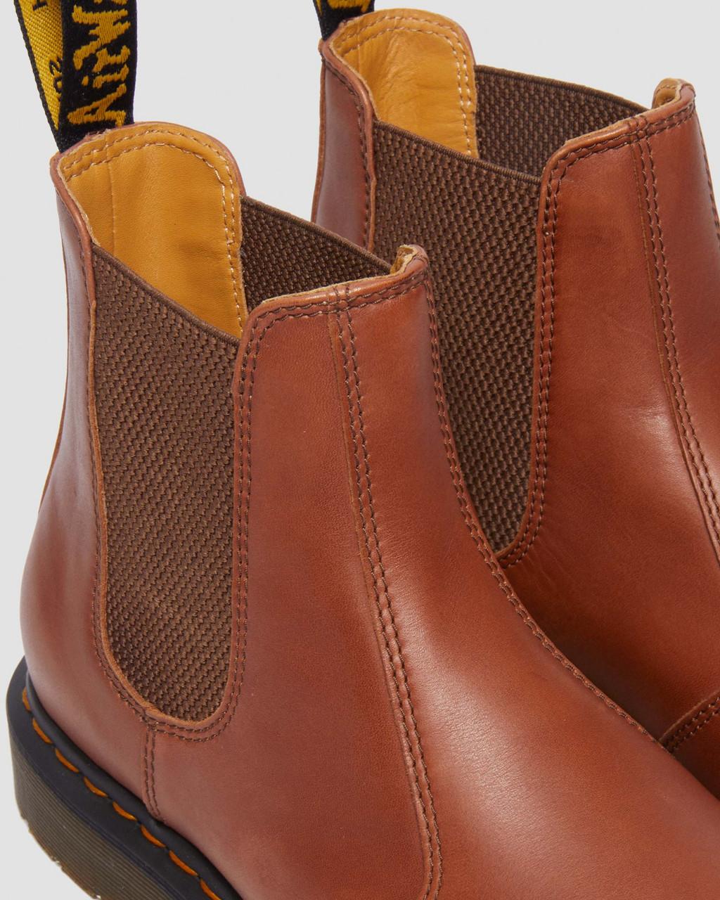 Pánské Chelsea Boty Dr Martens 2976 Carrara Leather Hnědé | 99614743