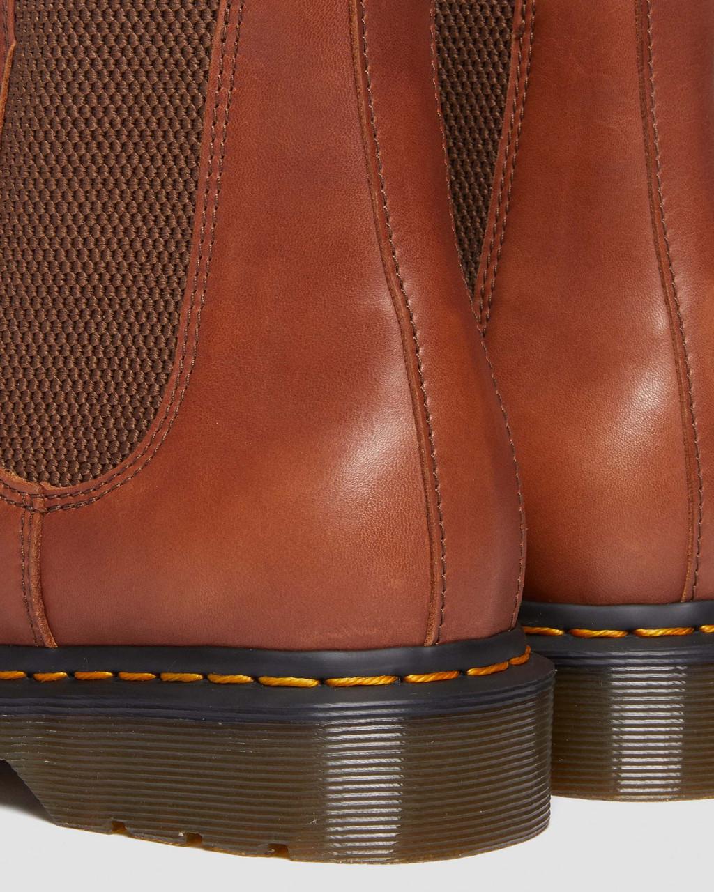 Pánské Chelsea Boty Dr Martens 2976 Carrara Leather Hnědé | 99614743