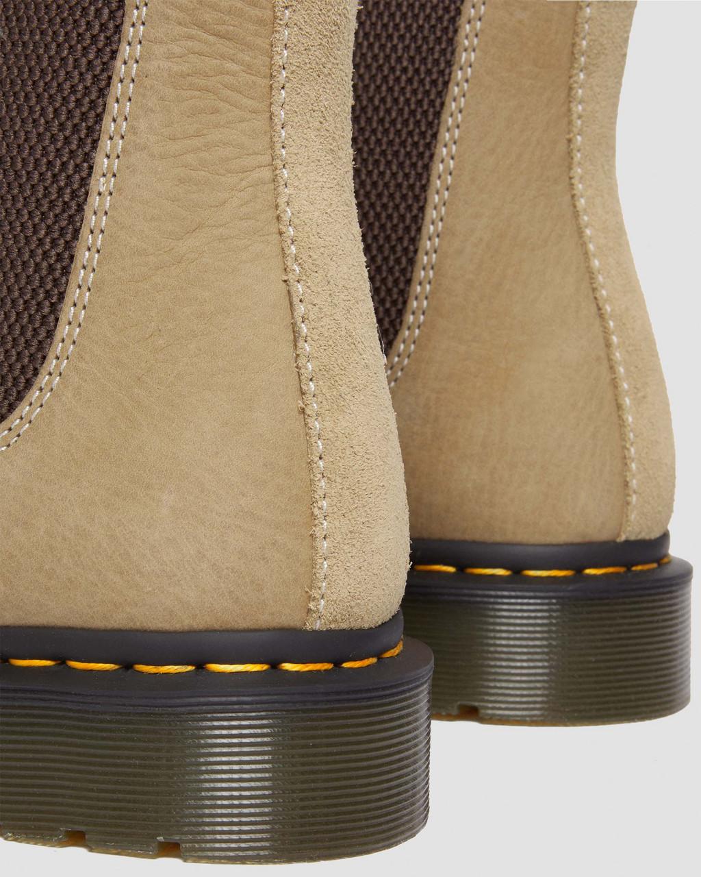 Pánské Chelsea Boty Dr Martens 2976 Tumbled Nubuck Leather Hnědé | 68807546
