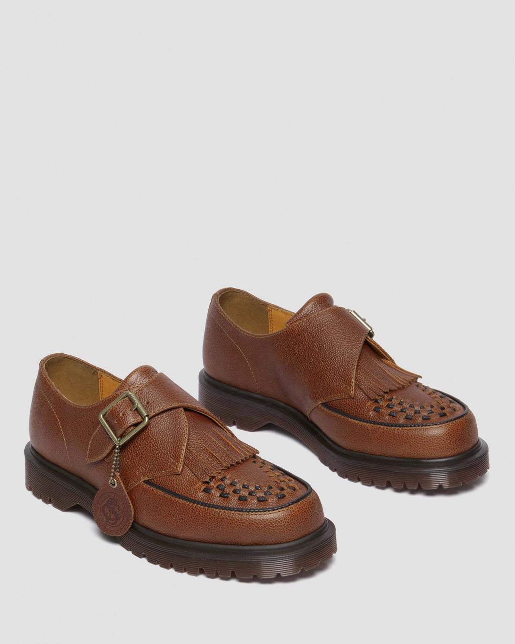 Pánské Creepers Boty Dr Martens Ramsey Westminster Leather Buckle Hnědé | 56983982