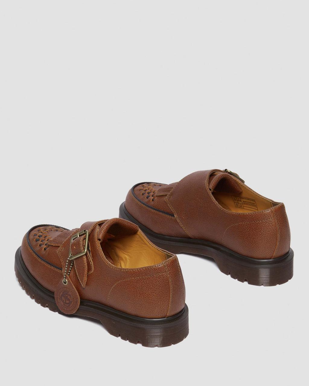 Pánské Creepers Boty Dr Martens Ramsey Westminster Leather Buckle Hnědé | 56983982
