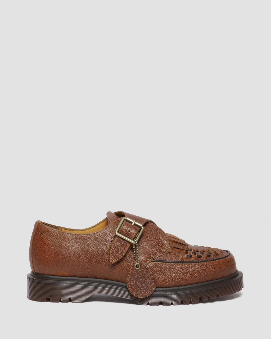 Pánské Creepers Boty Dr Martens Ramsey Westminster Leather Buckle Hnědé | 56983982