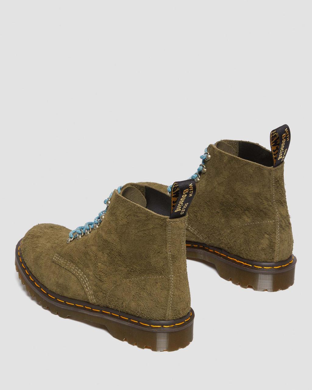 Pánské Kotníkové Boty Dr Martens 101 Made in England Hardware Suede Hnědé | 74393644