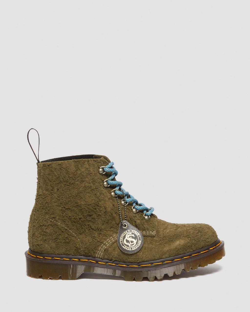 Pánské Kotníkové Boty Dr Martens 101 Made in England Hardware Suede Hnědé | 74393644