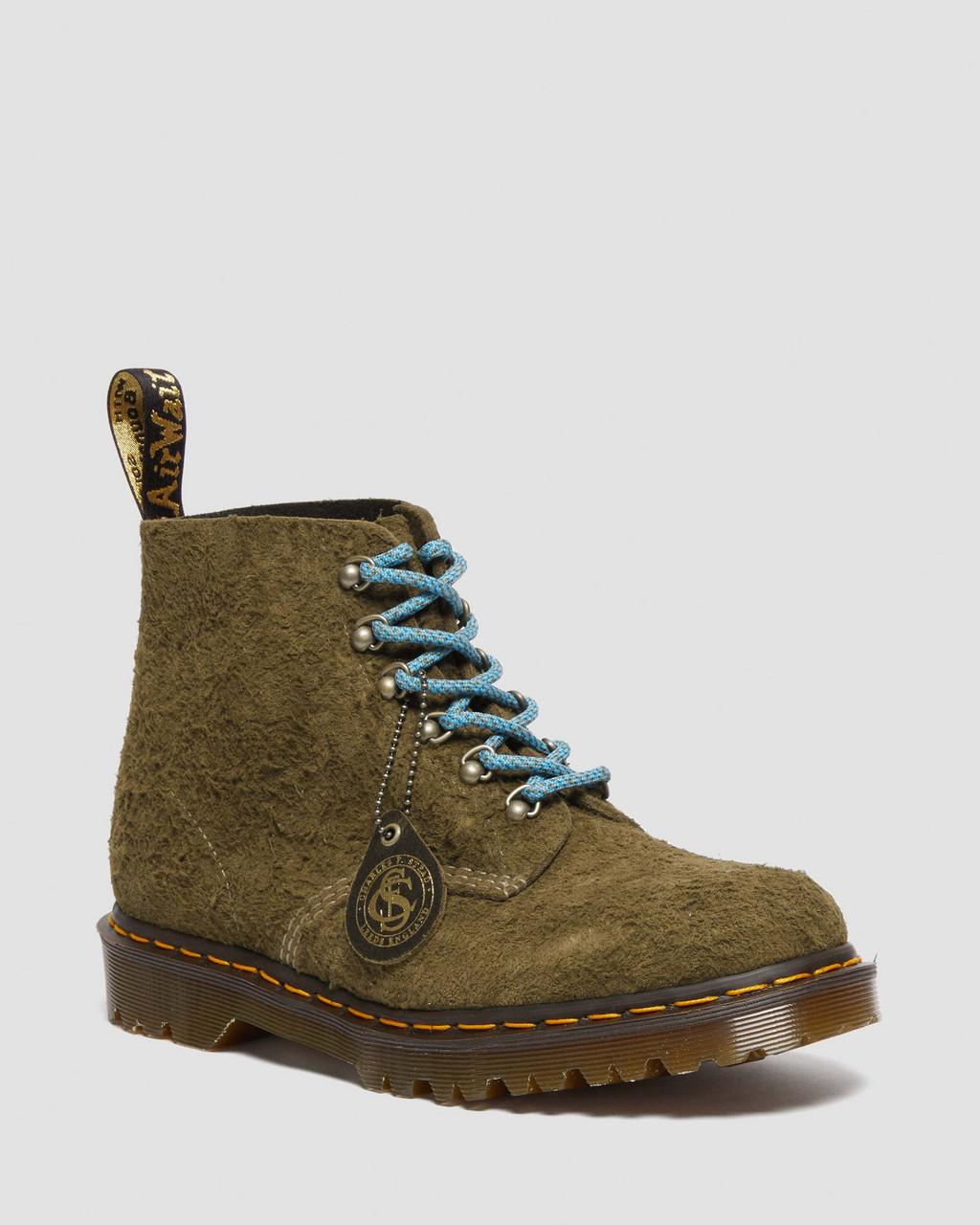 Pánské Kotníkové Boty Dr Martens 101 Made in England Hardware Suede Hnědé | 74393644