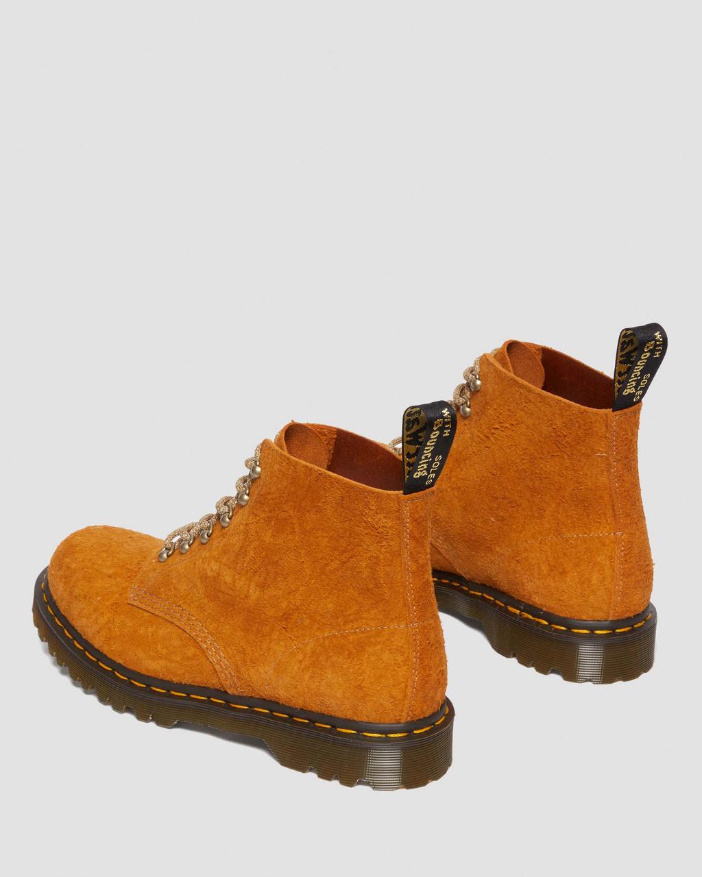 Pánské Kotníkové Boty Dr Martens 101 Made in England Hardware Suede Hnědé | 61136967
