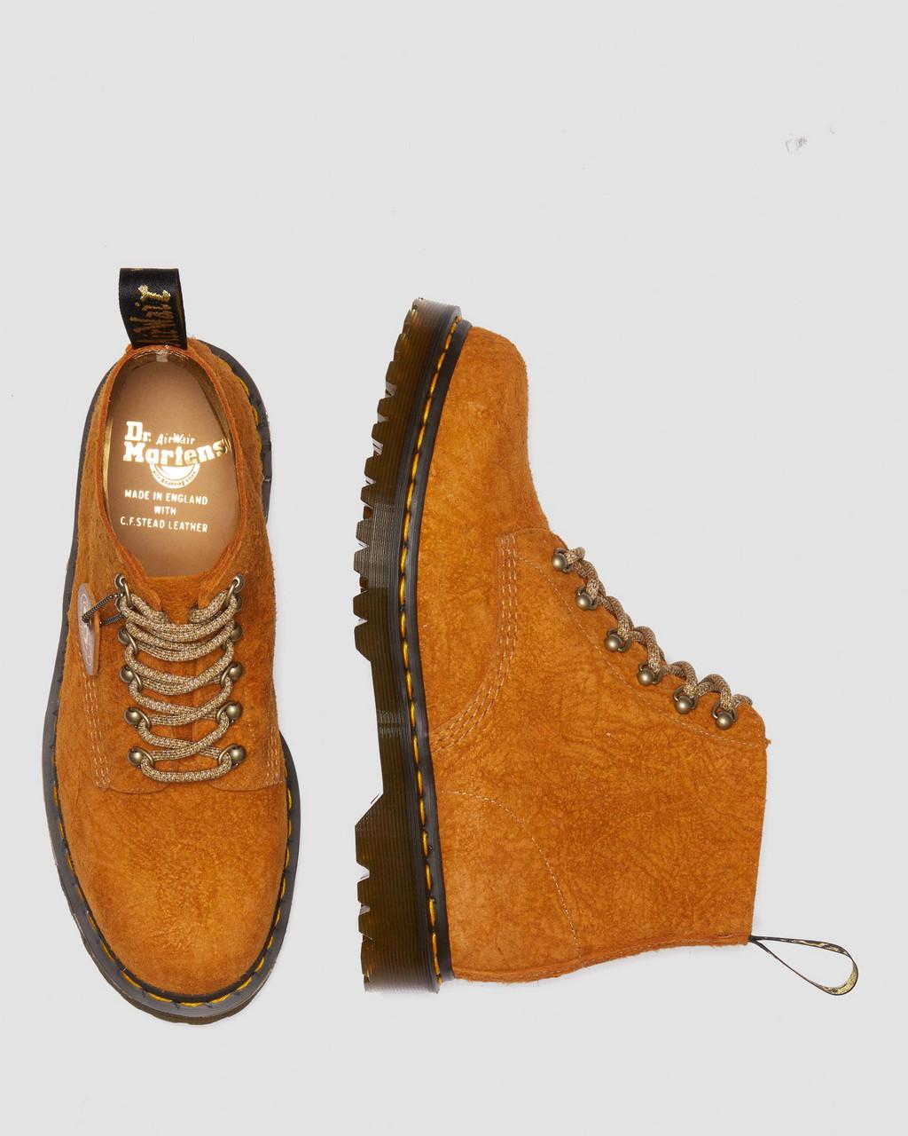 Pánské Kotníkové Boty Dr Martens 101 Made in England Hardware Suede Hnědé | 61136967