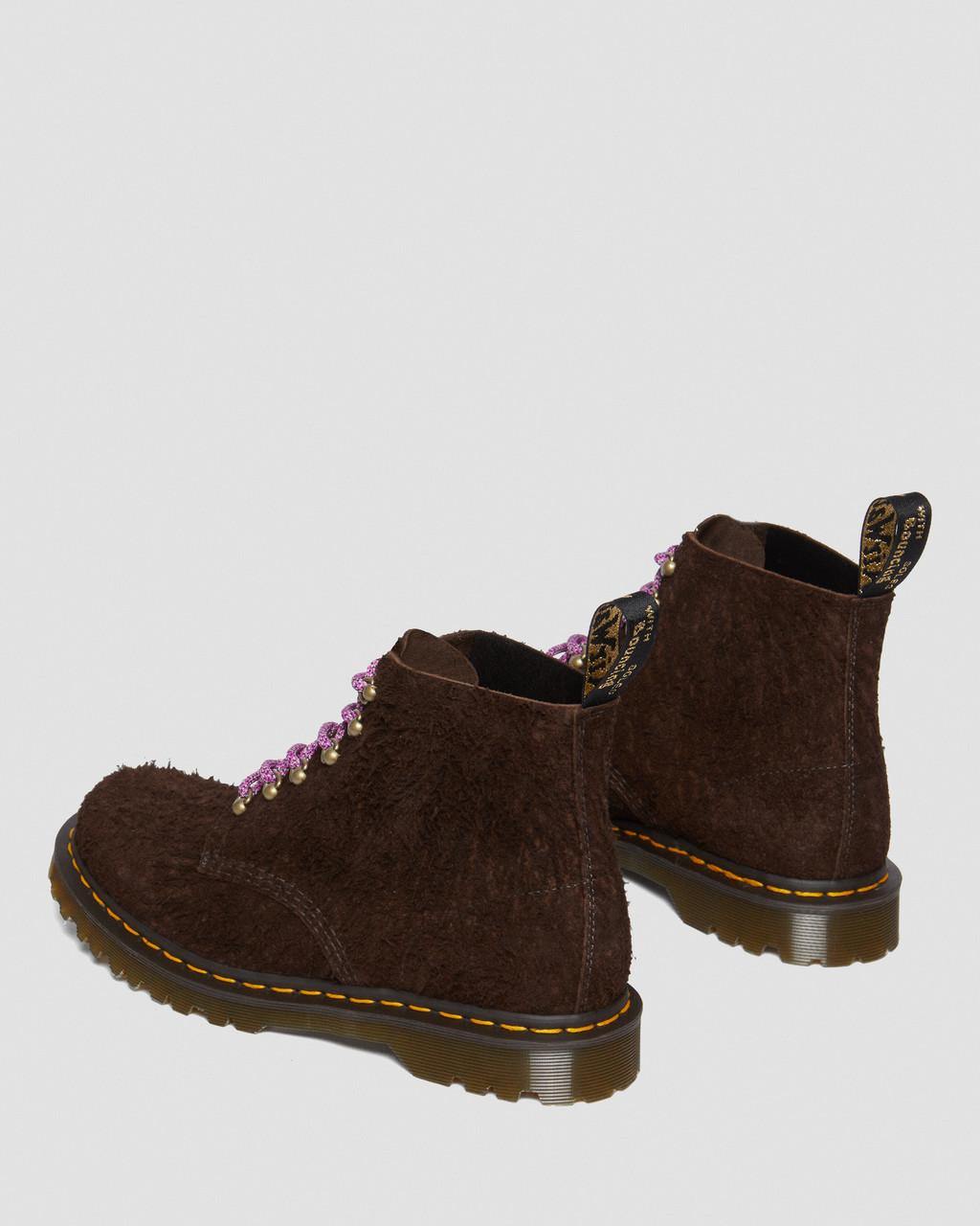 Pánské Kotníkové Boty Dr Martens 101 Made in England Hardware Suede Hnědé | 61751240