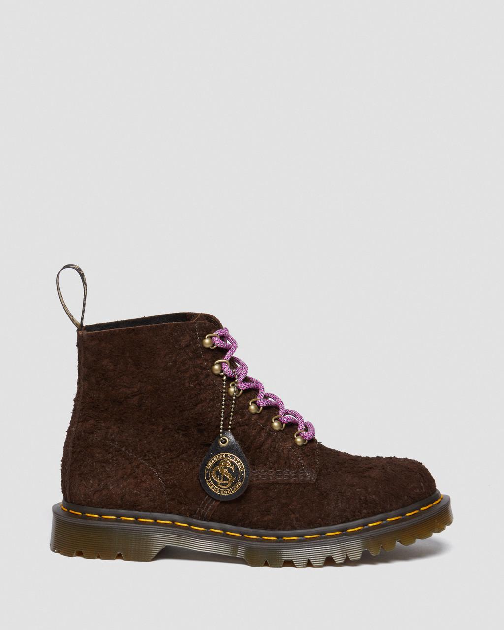 Pánské Kotníkové Boty Dr Martens 101 Made in England Hardware Suede Hnědé | 61751240