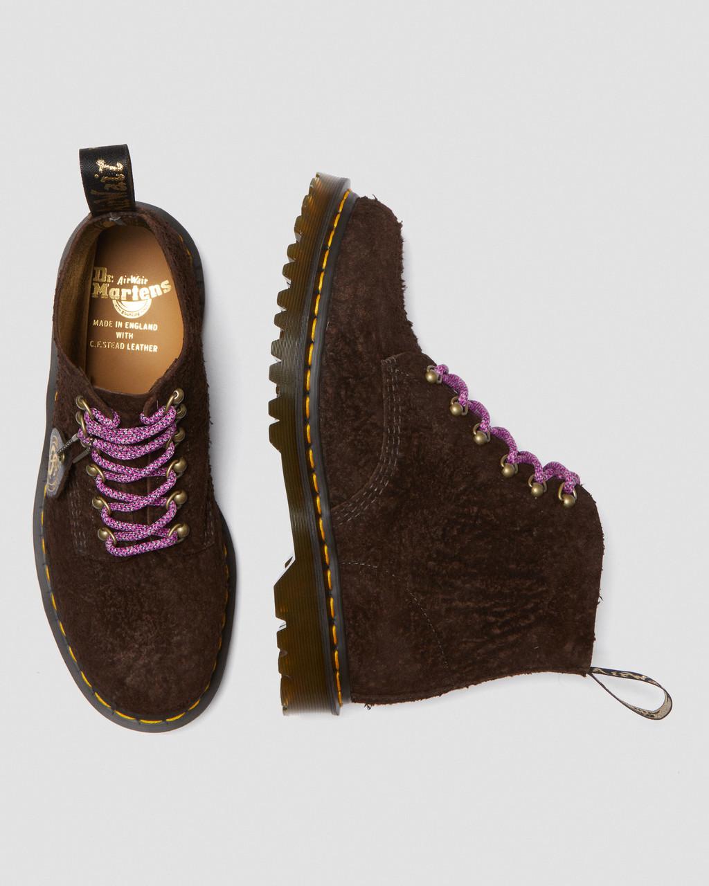 Pánské Kotníkové Boty Dr Martens 101 Made in England Hardware Suede Hnědé | 61751240