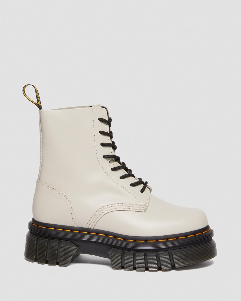Pánské Kotníkové Boty Dr Martens Audrick Nappa Leather Platform Bílé | 85243339