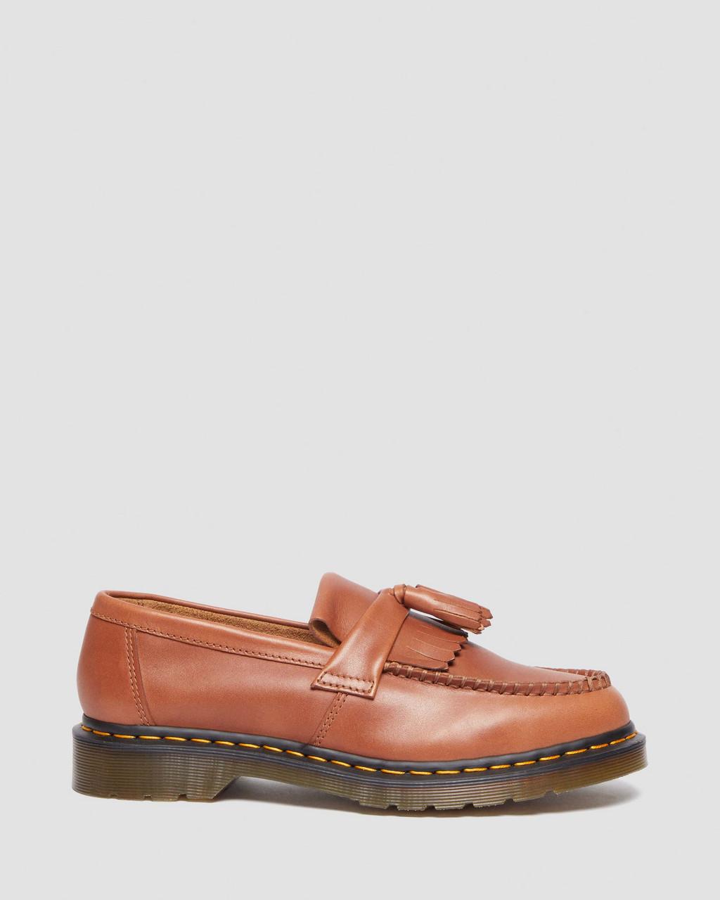 Pánské Loafers Dr Martens Adrian Carrara Leather Tassel Hnědé | 51816834