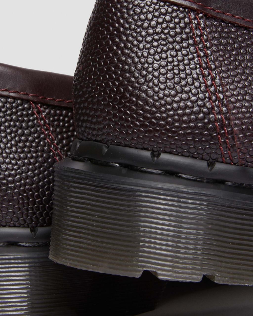 Pánské Loafers Dr Martens Adrian Snaffle Pebble Grain Leather Kiltie Vínové | 37512893