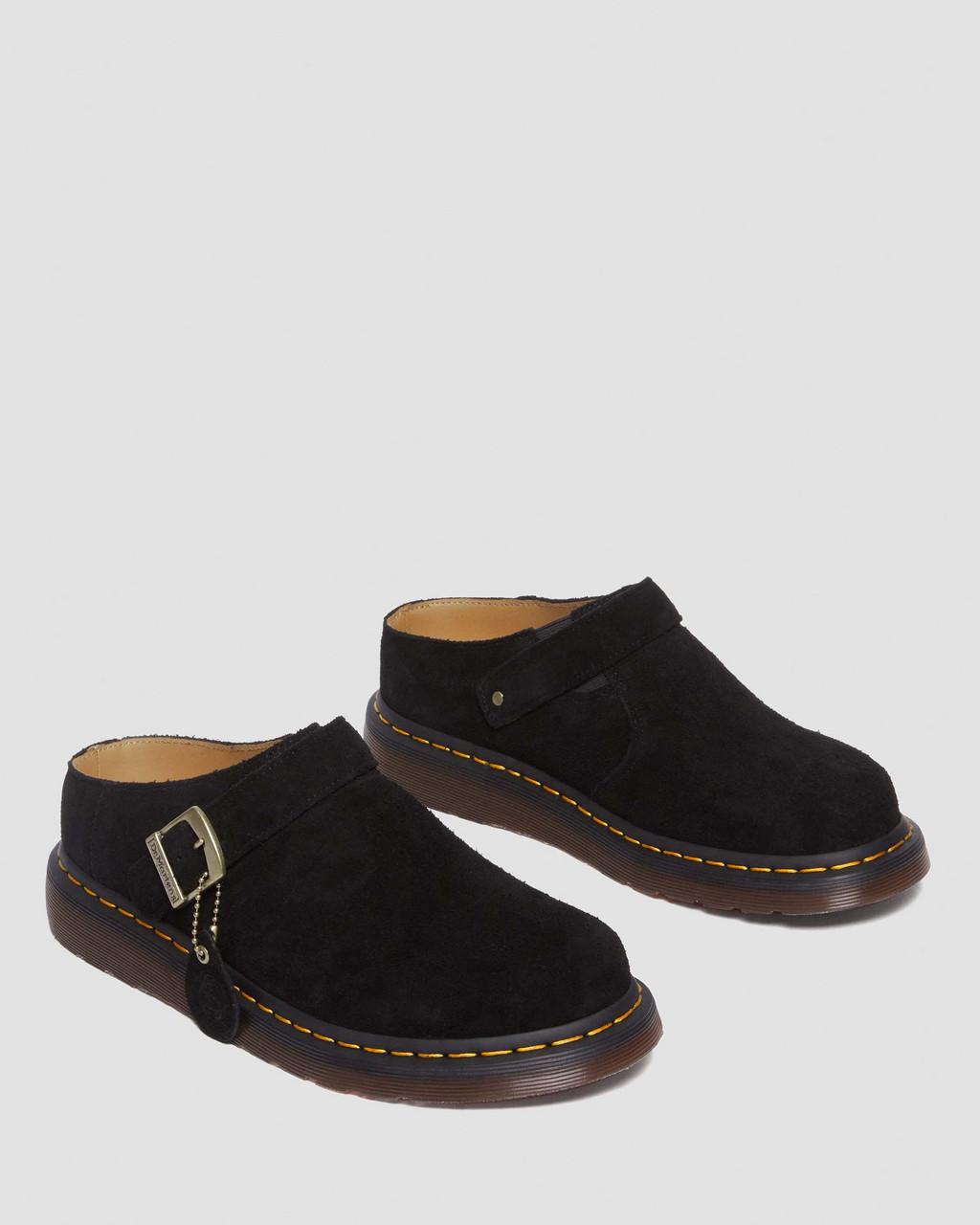 Pánské Mules Dr Martens Isham Desert Oasis Suede Černé | 67976654