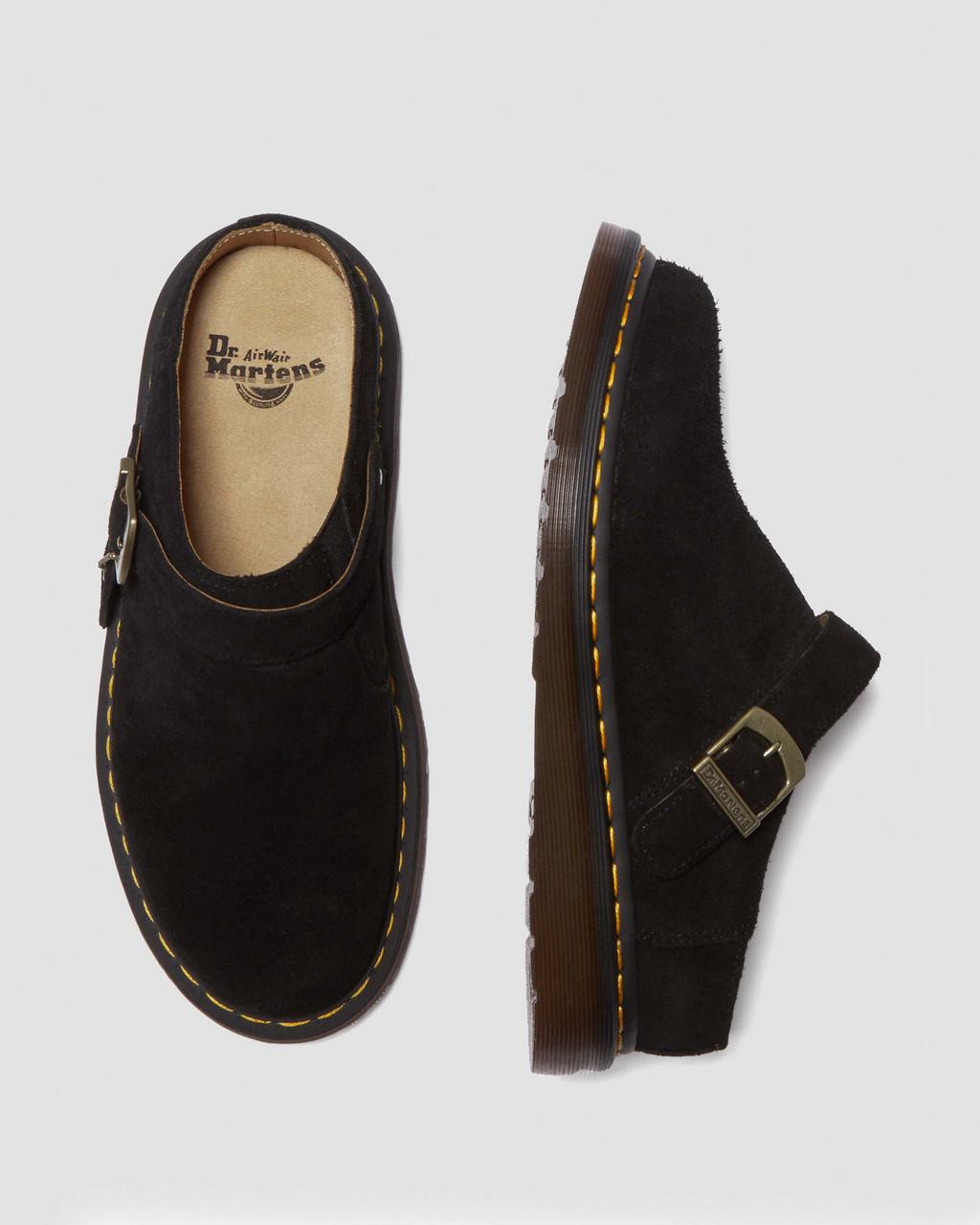 Pánské Mules Dr Martens Isham Desert Oasis Suede Černé | 67976654