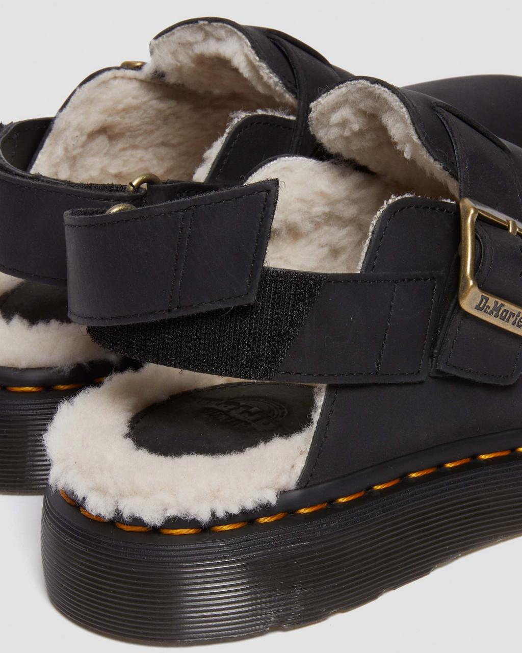 Pánské Mules Dr Martens Jorge II Faux Fur Lined Slingback Černé | 19015303