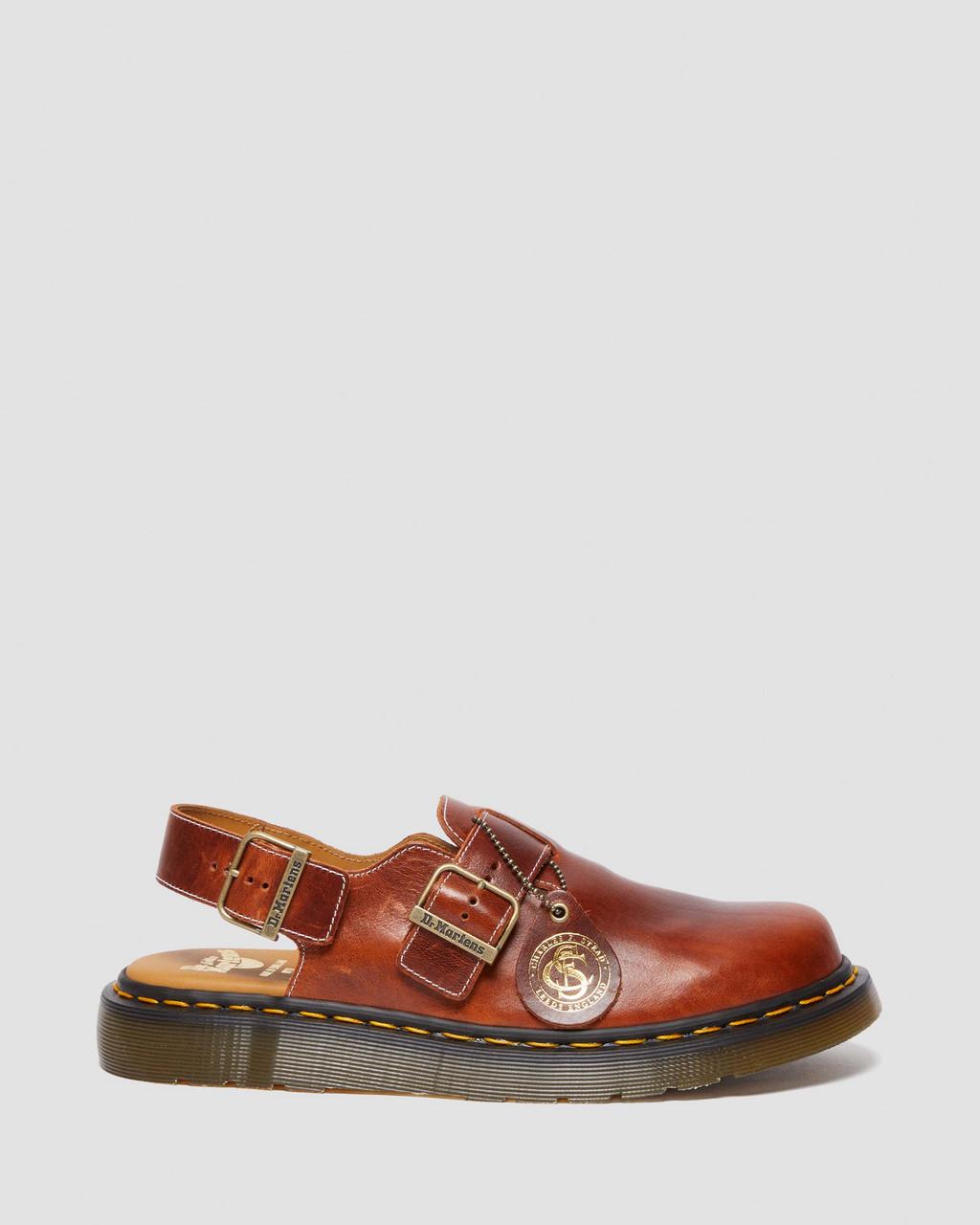 Pánské Mules Dr Martens Jorge Made in England Classic Leather Slingback Hnědé | 29847057