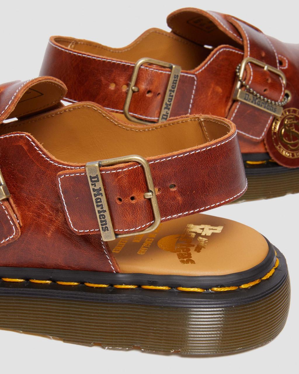 Pánské Mules Dr Martens Jorge Made in England Classic Leather Slingback Hnědé | 29847057