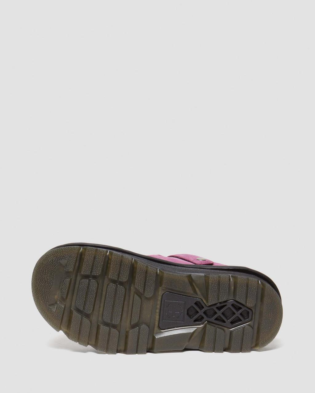 Pánské Mules Dr Martens Zebzag Suede Slingback Platform Fialové | 61972152