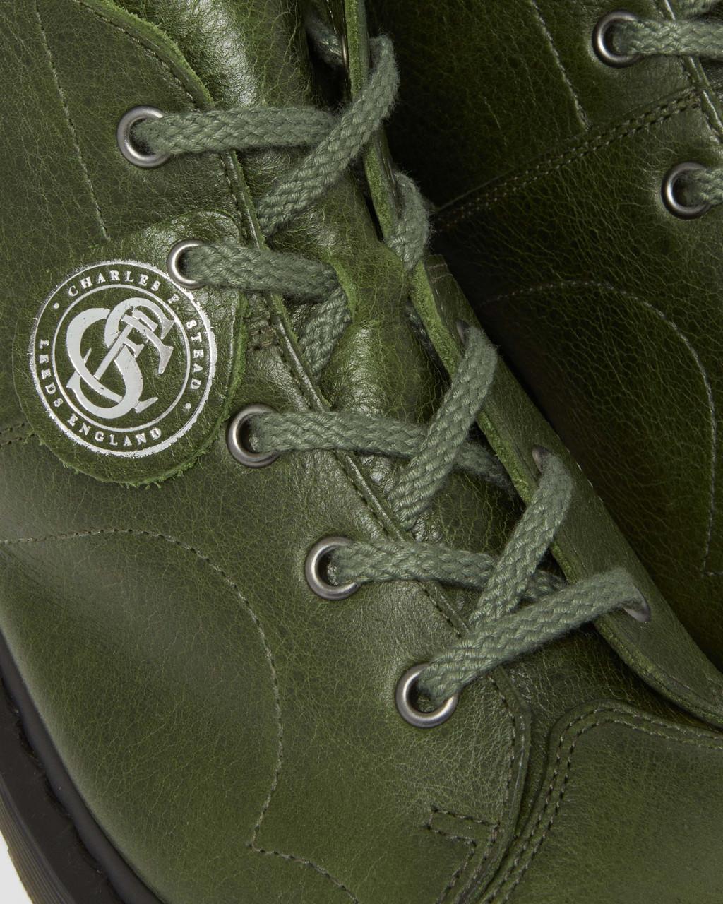 Pánské Opičí Boty Dr Martens Church Buckingham Leather Zelene | 83076665