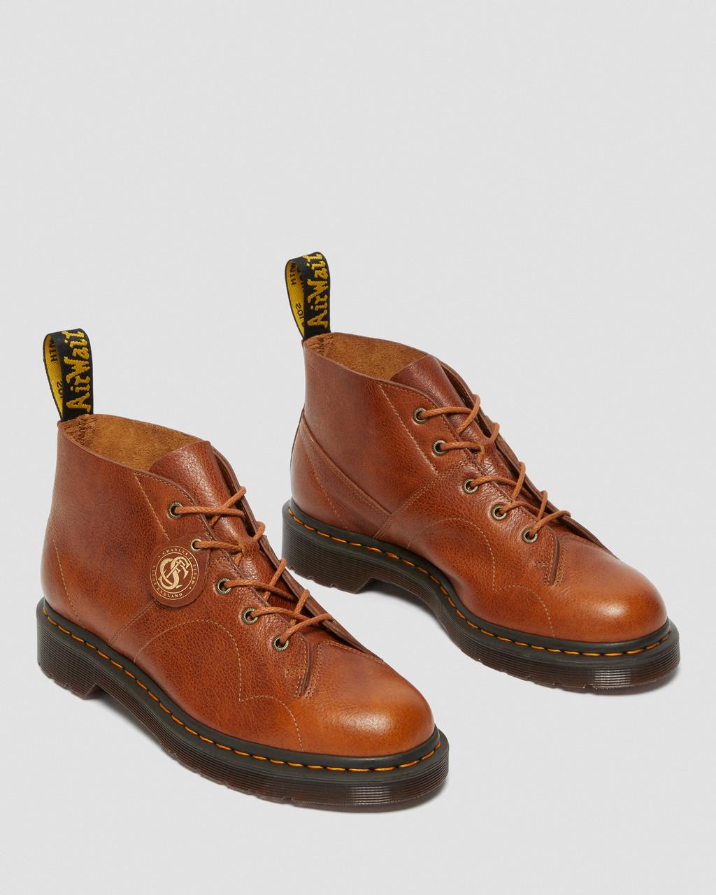 Pánské Opičí Boty Dr Martens Church Buckingham Leather Hnědé | 30915273