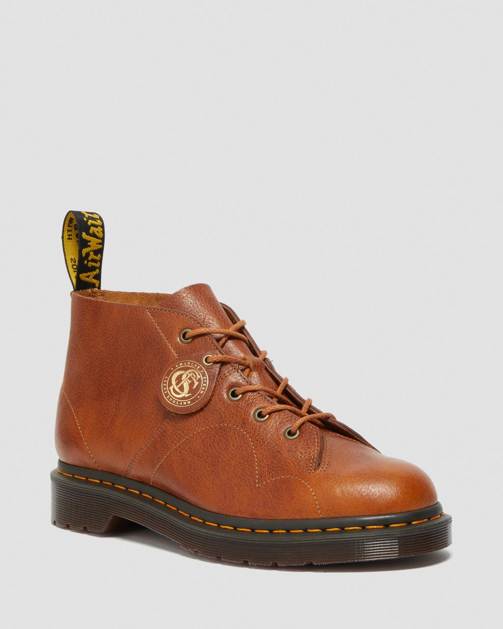 Pánské Opičí Boty Dr Martens Church Buckingham Leather Hnědé | 30915273